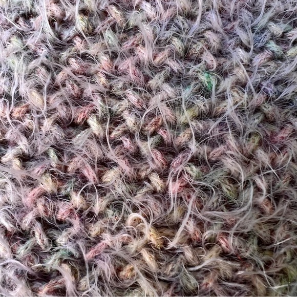 Joie Markita Alpaca Blend Mock Neck Fuzzy Pink Sky Sweater Size Large EUC - Picture 5 of 8